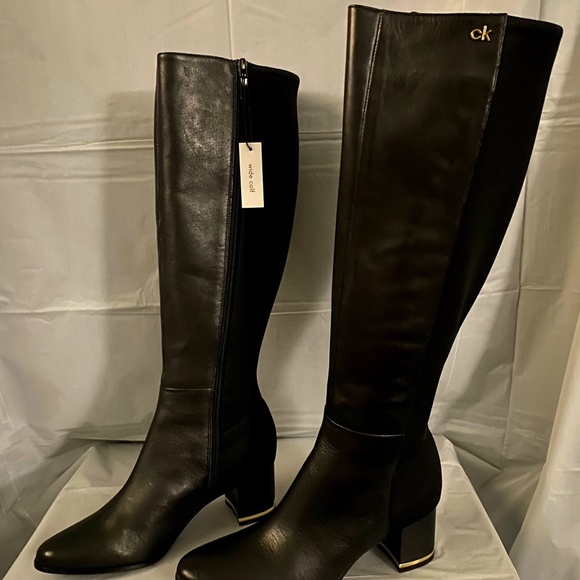 Calvin klein freeda wide calf clearance